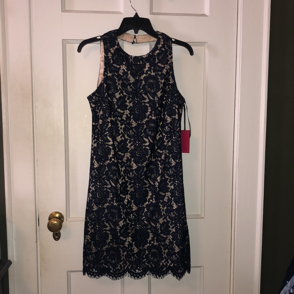 Vince Camino Blue lace dress